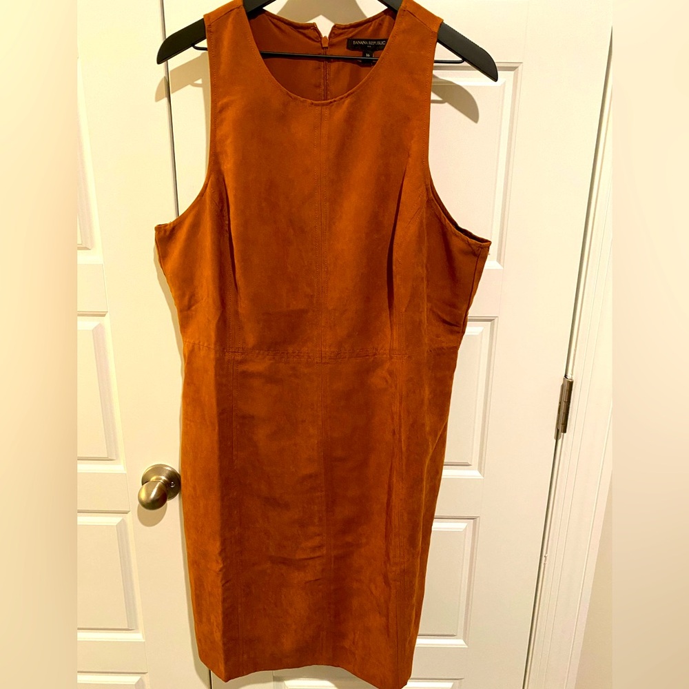 Banana Republic faux suede dress